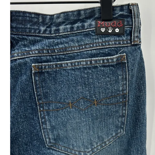 Mudd‎ Y2K Deadstock Flared Bootcut Jeans Medium Wash Denim Size  11 - Image 6