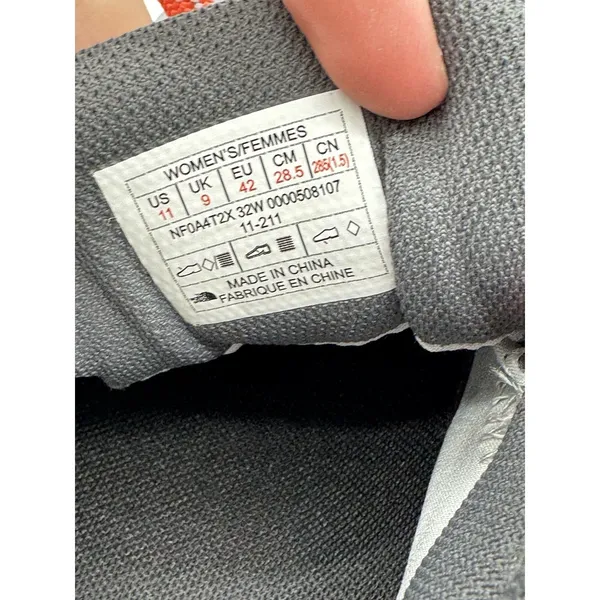 The North Face VECTIV Exploris Futurelight Meld Grey Emberglow Orange Womens 11 - Image 7