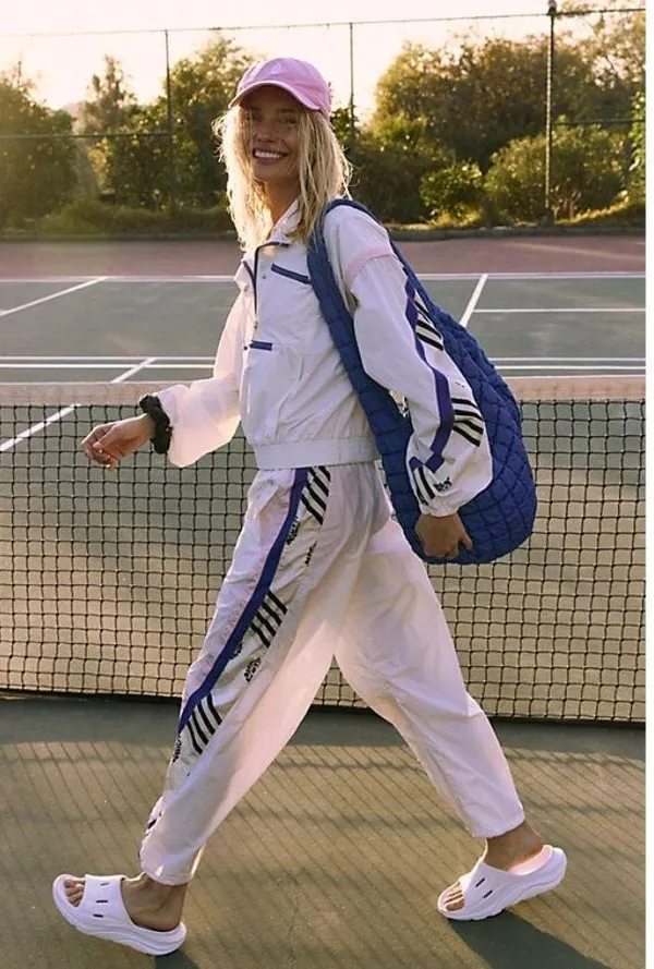 FREE PEOPLE Movement Track In Action Jacket in Ivory Combo Size Large - Image 11
