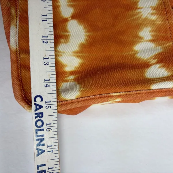 Vince Camuto Orla Tote Bag Rusty Orange Multi Tie Dye Canvas VC-ORLA-TO NEW - Image 7