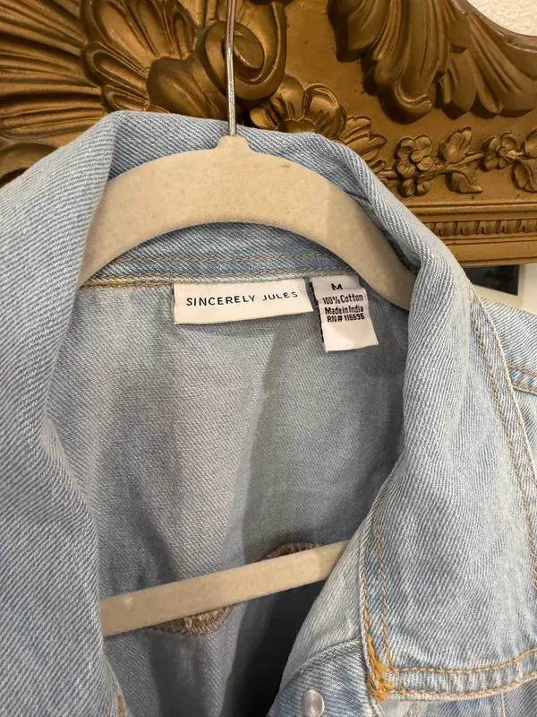 Denim Dress Snatched Blue - Image 3