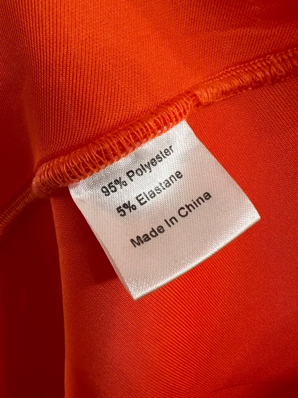 AOMEI vibrant orange off-shoulder dress woth bow - Image 7