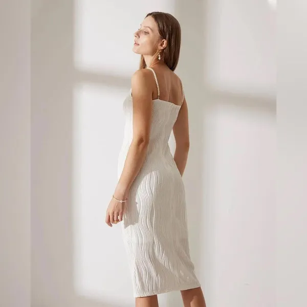 RIHOAS The Water Ripple Textured Cami Dress S - Image 2