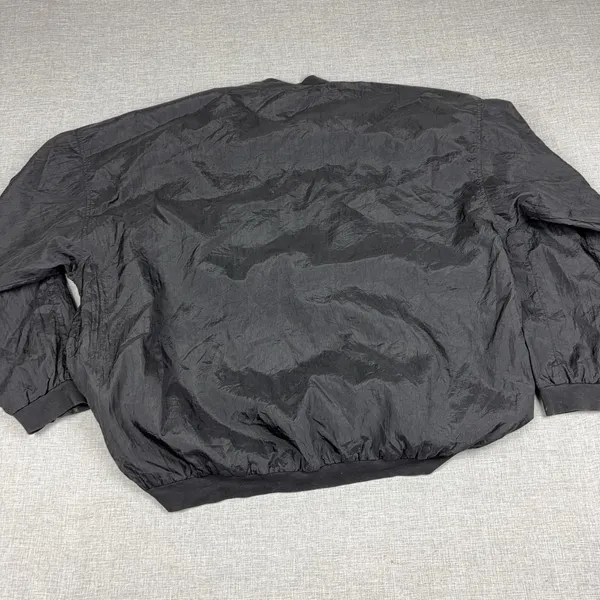Miami Dolphins Jacket Mens 2XL Black NFL Logo Athletic Pullover Windbreaker - Image 9