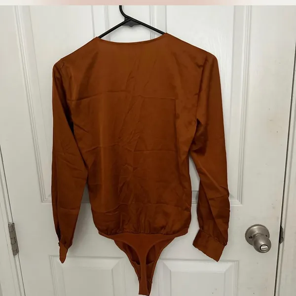 Abercrombie & Fitch Long Sleeve Wrap Bodysuit - Image 3