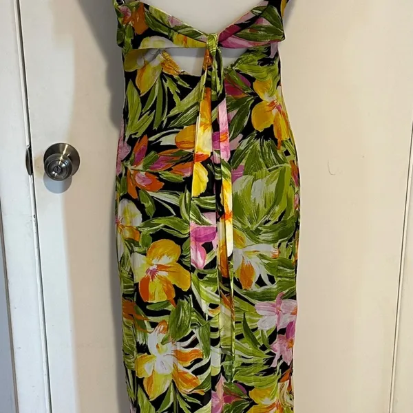AUW Secret Charm Floral Tropical Print Maxi‎ Dress - Size XL - NEW With Tags. - Image 4