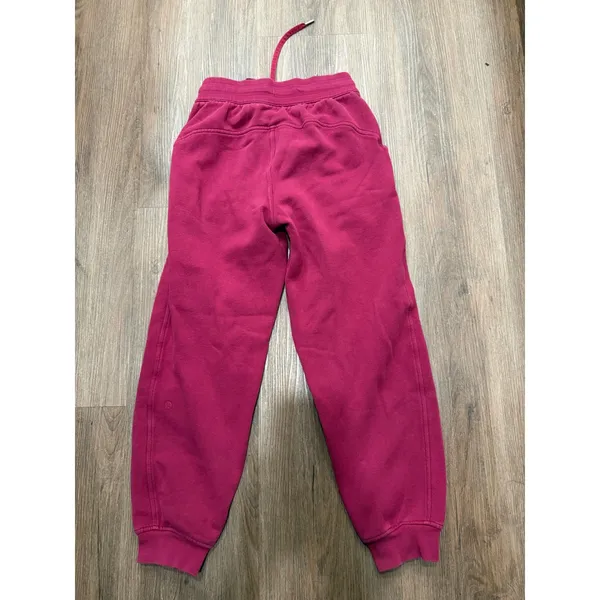 Lululemon Scuba High-Rise Joggers Pink Magenta Cotton Fleece Sweatpants Size 2‎ - Image 3