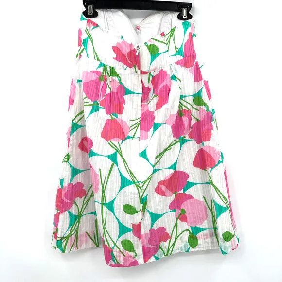 Lilly Pulitzer‎ Betsey Had Me A Blast size 4 Floral Strapless Dress - Image 2