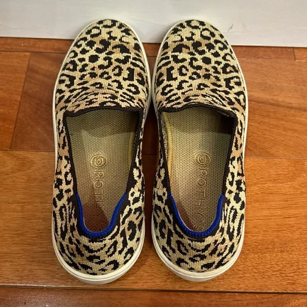 ROTHYS Women Slip On Shoes‎ In Camo Leopard print Size 8 - Image 2