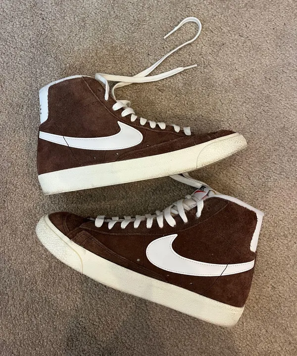 Nike High-Top Blazer Sneakers Suede - Image 7