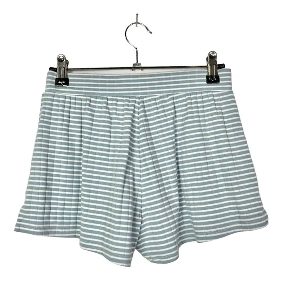 Aerie Blue & White Stripe Soft Pajama Shorts‎ XS - Image 2