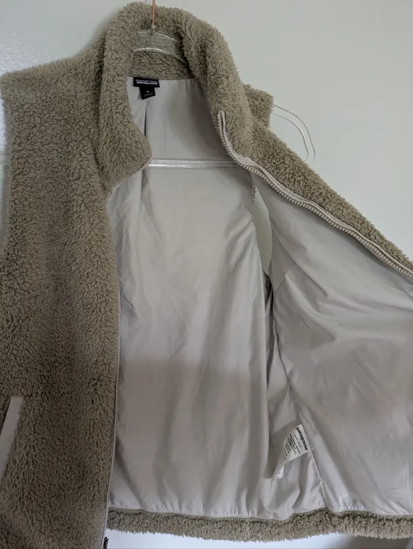 Patagonia Los Gatos Full Zip Fleece Vest 25216 El Cap Khaki Medium - Image 7