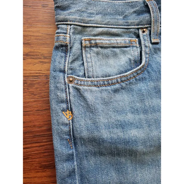 Veronica Beard Blake Classic Y2K Collegiate Feminine Wide Leg Jeans Size 27 - Image 8