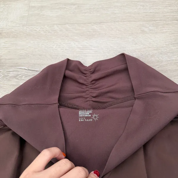 OFFLINE By Aerie Real Me Crossover Flowy Short in rich brown - Image 10
