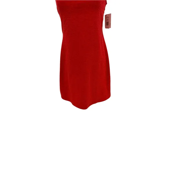 Beyond Yoga Spacedye Lost Your Mind One Shoulder Tennis Dress Red NWT Small - Image 4