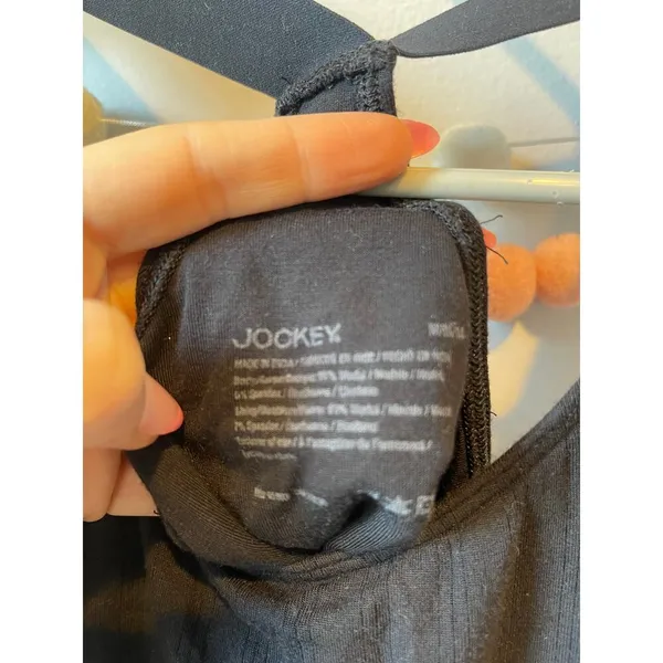 Jockey Black Soft Medium Sports Bra - Image 3