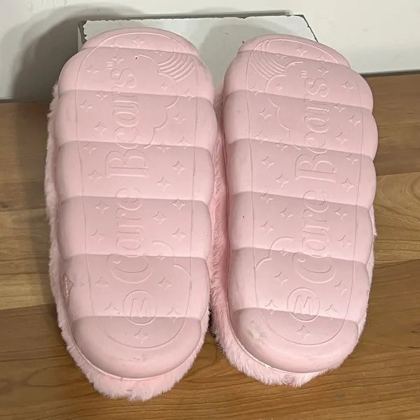 Care Bears Cheer Bear Pink Plush Slippers Women's‎ Size 6.5 - 7.5 - Image 6