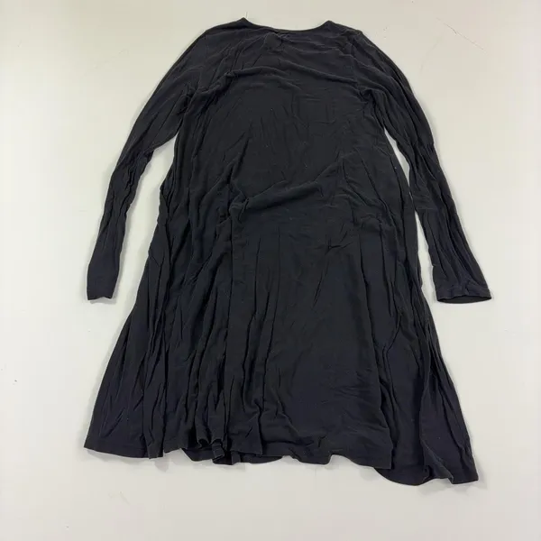 BLQ Dress Womens 0 Black Long Sleeve Swing Jersey Stretch Casual Knee Length - Image 7