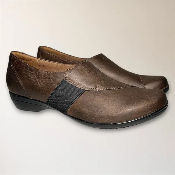 Dansko EU‎ 39 Mushroom Brown Burnished Nubuck Comfort Slip On Shoes US 8.5 - 9 - Image 2