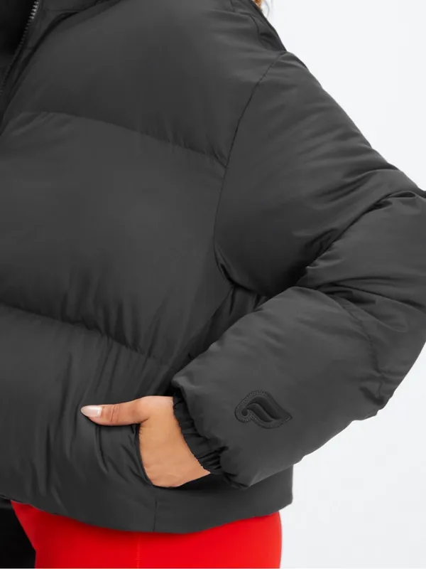 Fabletics Wander Cropped Puffer SZ 2X Winter Fall Trendy Puffer Jacket - Image 8