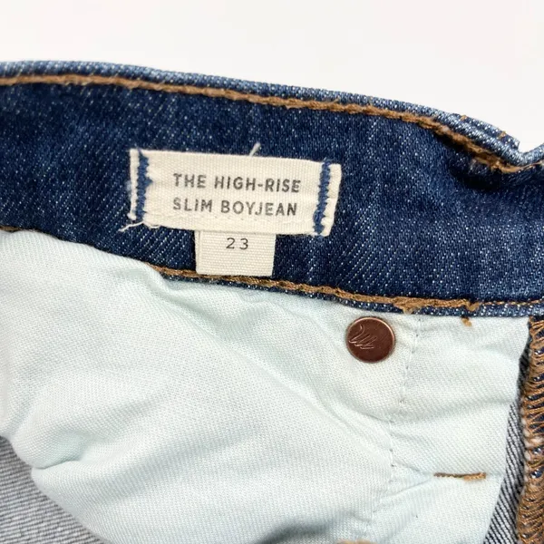 Madewell Womens‎ Jeans Size 23 The High Rise Slim Boy Jean Milton Wash Stretch - Image 8