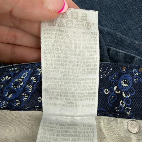 Levi's Straight 525 Jeans Women 29x31 Blue Perfect Waist Mid Rise Minimalist - Image 10