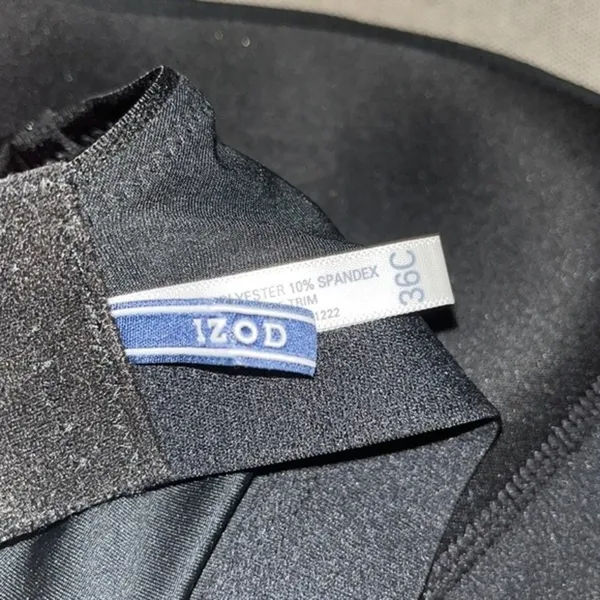 IZOD Black Padded Bra Size 36C - Image 4