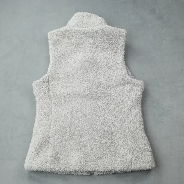 Patagonia Los Gatos Fleece Vest S Grey Full Zip High Pile Soft Layering Fuzzy - Image 7