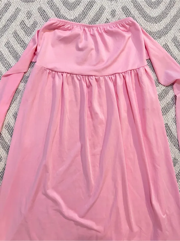 Light Pink Strapless Dress Small/Medium - Image 2