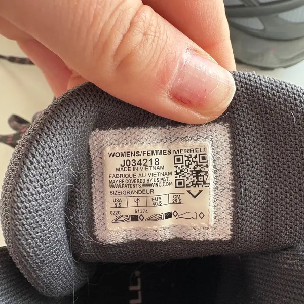 Merrell Altalight Mid Waterproof Hiking Boots Womens 9.5‎ Gray Pink J034218 - Image 7