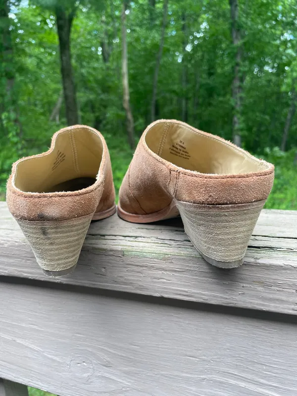 Free People Suede Mule Shoes - Image 10