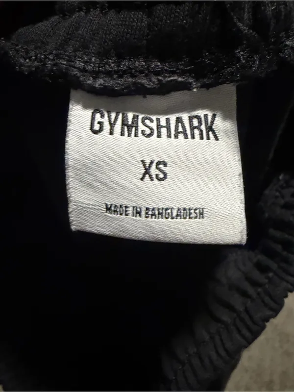 Gymshark Women’s Black Joggers Sweatpants Size XS EUC - Image 2
