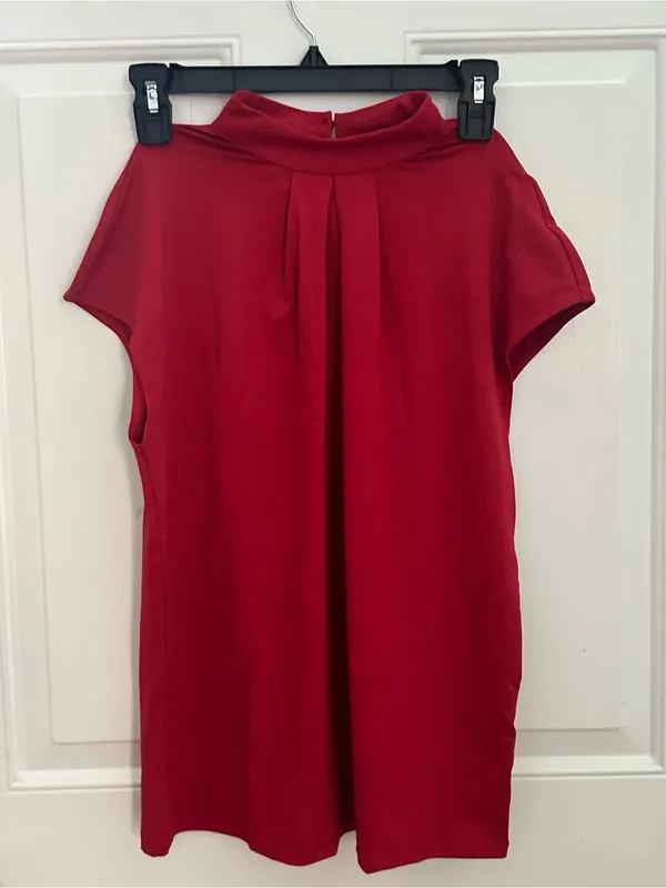 Halara Mock Neck Cap-Sleeve Top NWOT - Image 11