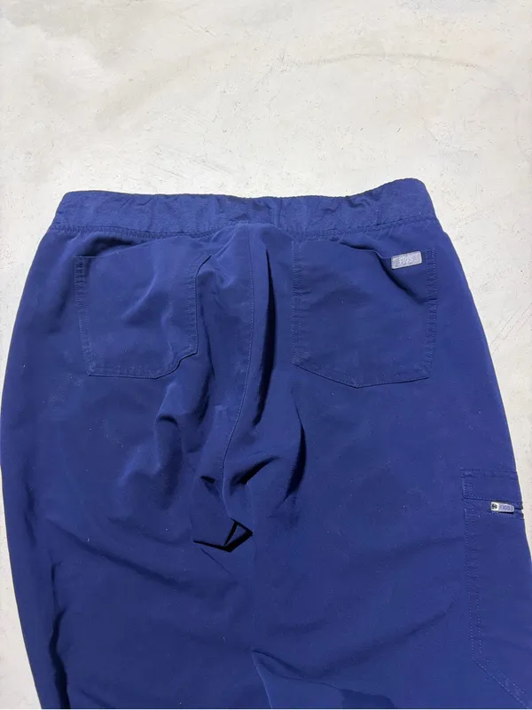 Figs Navy Blue Drawstring scrub Jogger Pants large - Image 7