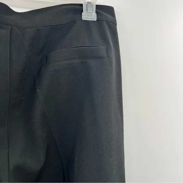 Clara Sun Woo Pants Womens L Black Wide Leg Stretch Career Trousers Pockets - Image 4
