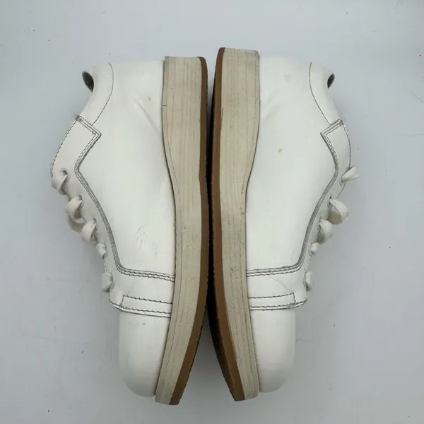 Acne Studios White Leather Platform Sneakers Women EU 37 US 7 Designer Shoes - Image 5