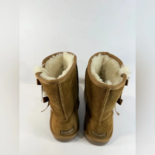 Koolaburra by UGG Chestnut Bow Shearling Winter Boots Women’s 5 - Image 6