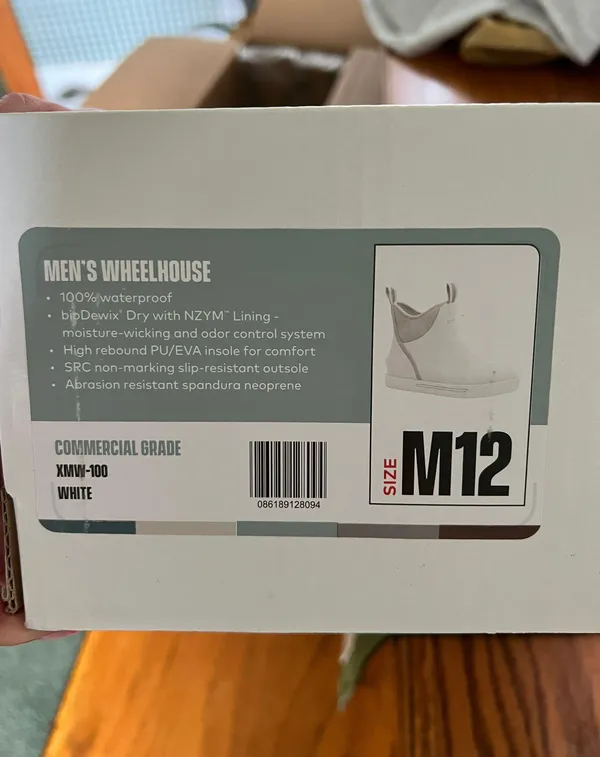 Xtratuf Boots White Size 13.5 - Image 2
