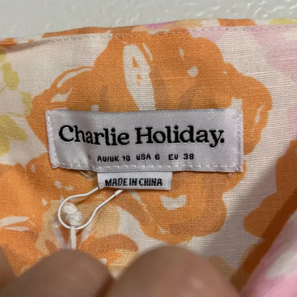 Charlie Holiday Isabella Maxi Dress Floral Pink New With Tags 6 - Image 5