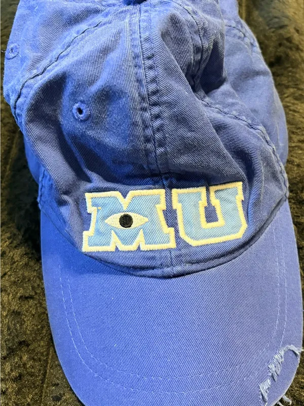 Disney Monsters University Royal Blue Cotton Baseball Cap - Image 2