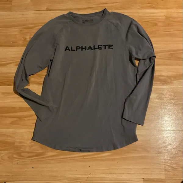 Alphalete Charcoal Performance Fit‎ Tee - Image 2