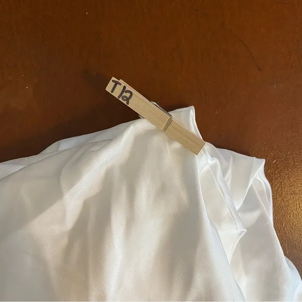 Show Me Your Mumu Verona Cowl Midi Dress small ivory Luxe Satin bridal white - Image 13