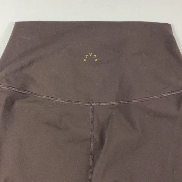 Varley Leggings Womens Small Brown High Rise Ankle Yoga Gym Pants Stretch - Image 4