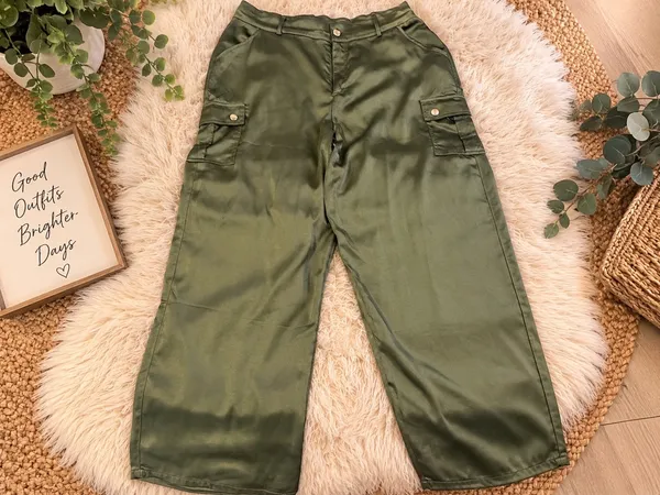 Cargo Guess Vintage Pants Green - Image 3