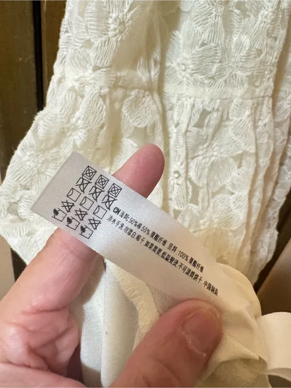 En Saison white floral eyelet lace tiered maxi dress - Image 11