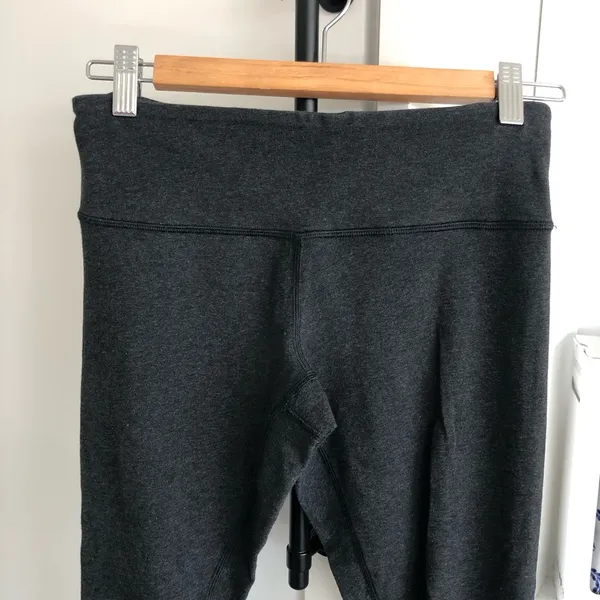Lululemon Dance Scrunch Ruched Bottom Full Length Leggings Charcoal Grey 6 Small - Image 3