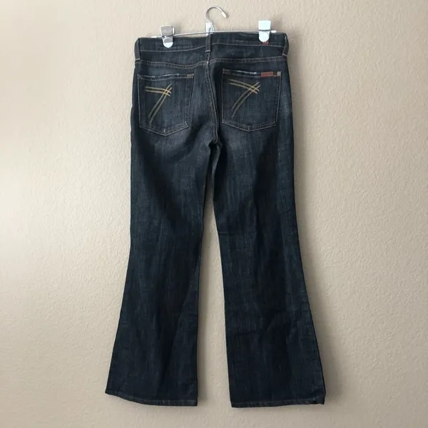 7 for all mankind dojo flare leg jeans - Image 5