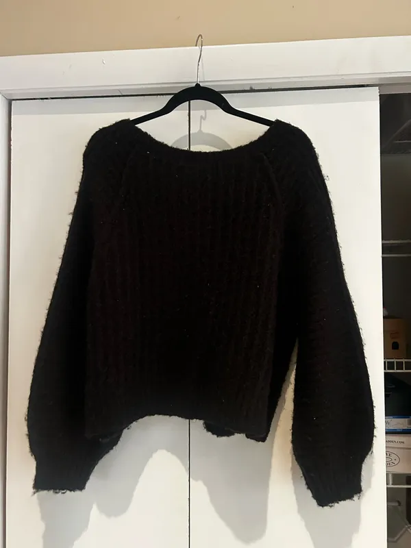 Fluffy Free People Sweater - Image 4