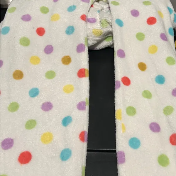 Colorful Polka Dot ladies Pajamas White - Image 8