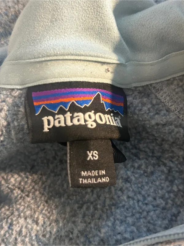 Patagonia Better Sweater 1/4 Zip Fleece Pullover Blue Heather Women's XS - Image 3